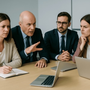 Difficoltà lavorative il capo aggressivo