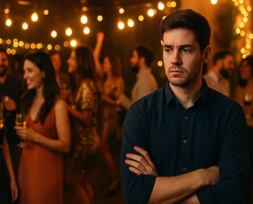 Non piaccio alle persone. Sentirsi esclusi ad una festa