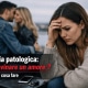 Donna in ansia per gelosia patologica mentre osserva il partner con un’altra persona