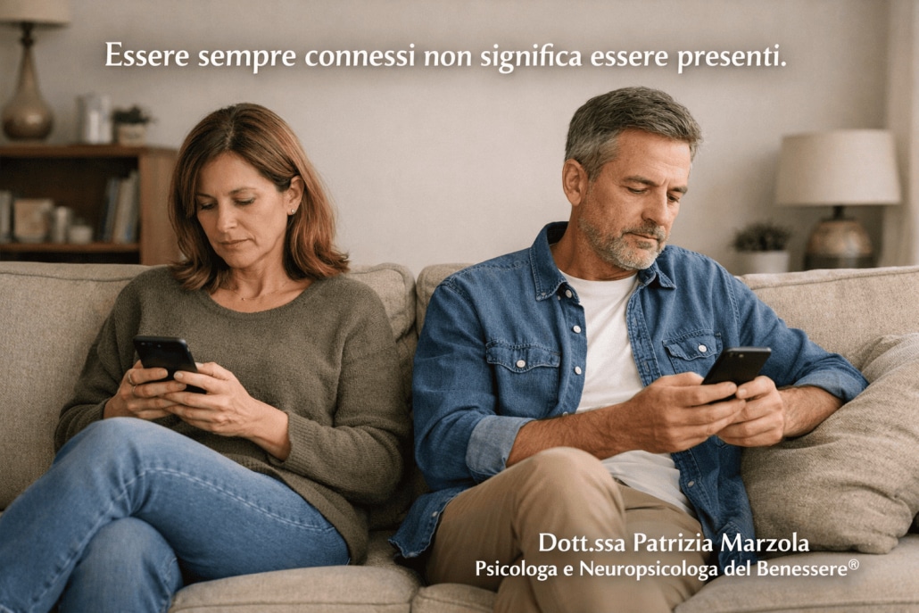 Internet e rapporto di coppia con distanza emotiva e mancanza di presenza