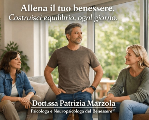 Benessere e psicologia positiva: persona adulta che allena equilibrio e resilienza nella vita quotidiana