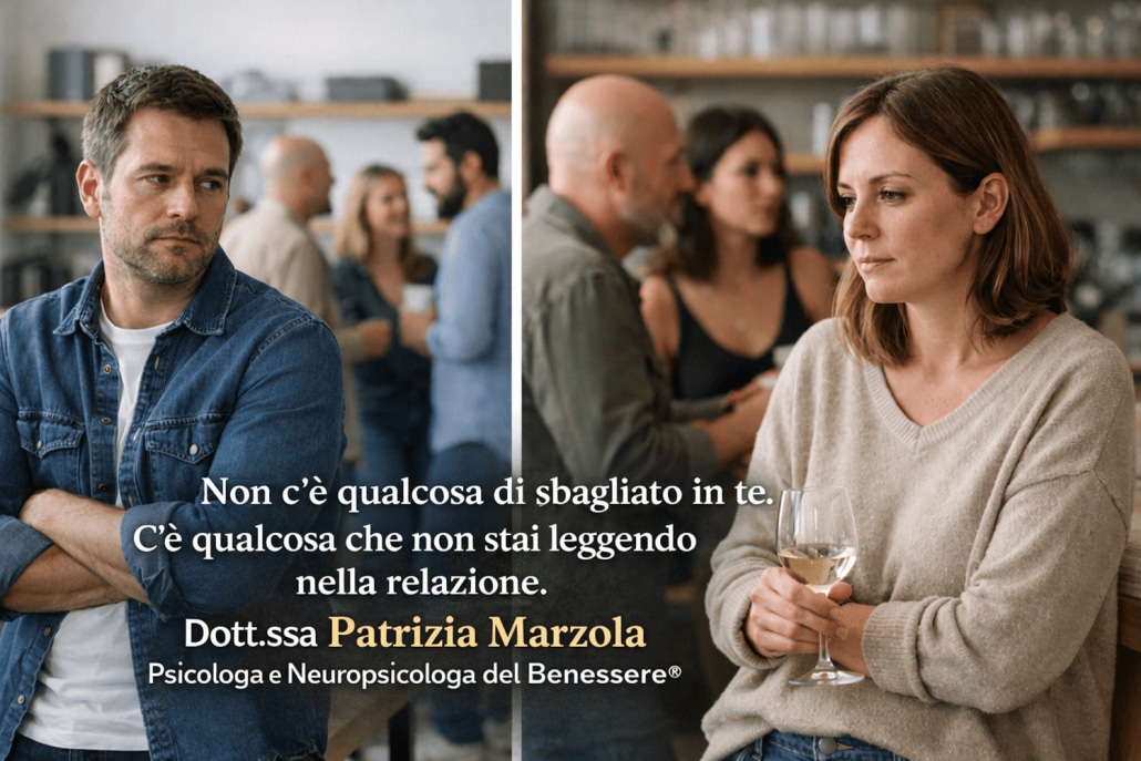 Non piaccio alle persone. Persona che si sente fuori posto nelle relazioni sociali, con la sensazione di non piacere alle persone