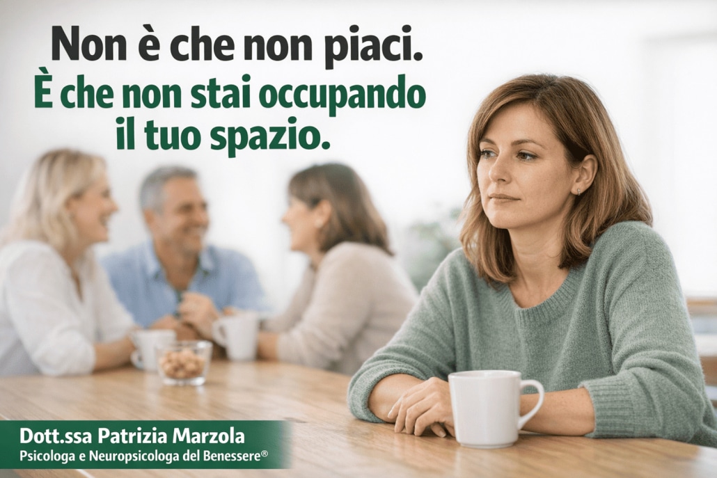Perché non piaccio alle persone e mi sento invisibile nelle relazioni