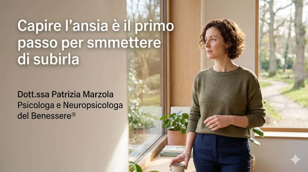 Natura dell’ansia: persona riflette e prende consapevolezza del proprio stato emotivo