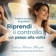 Paura di guidare e superamento dell’ansia: persona passa da panico alla guida a guida sicura e serena