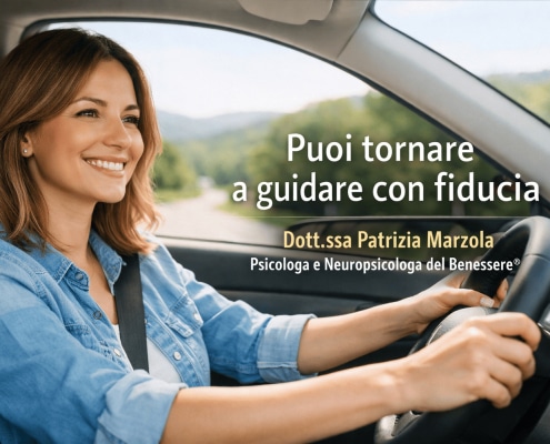 Vincere la paura di guidare: persona guida in modo sereno e sicuro dopo aver superato l’ansia