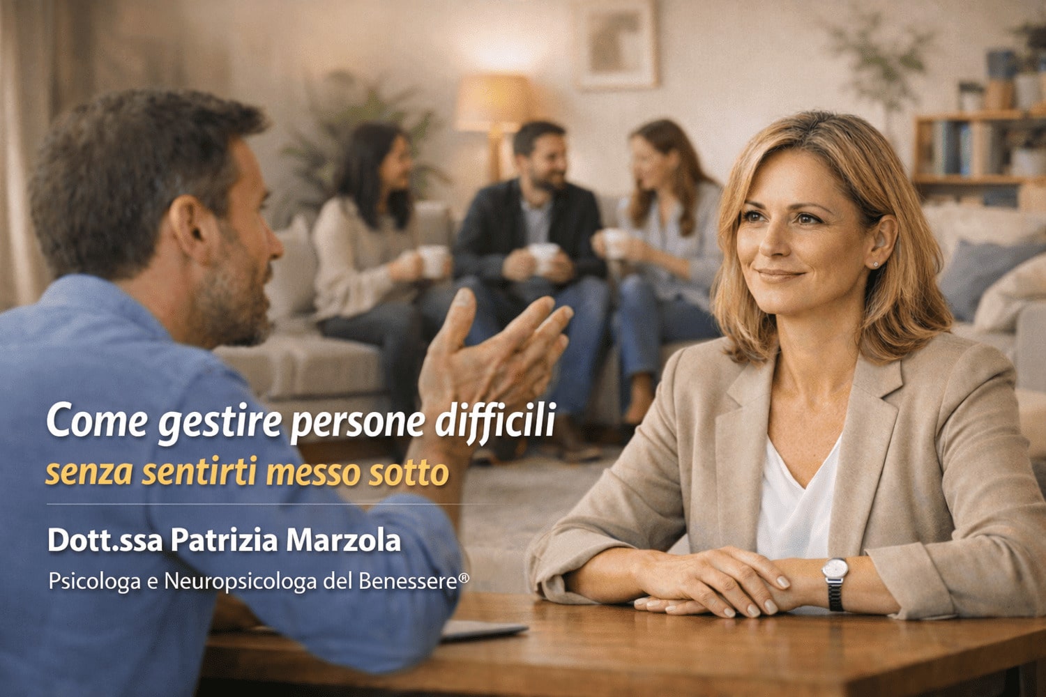 Come gestire persone difficili nelle relazioni quotidiane Come gestire persone difficili in una conversazione tra uomo e donna in modo consapevole