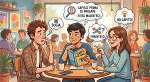 Comunicazione non verbale: capire i segnali e ridurre i malintesi Comunicazione non verbale tra ragazzi durante una conversazione per capire segnali, emozioni e ridurre i fraintendimenti nelle relazioni