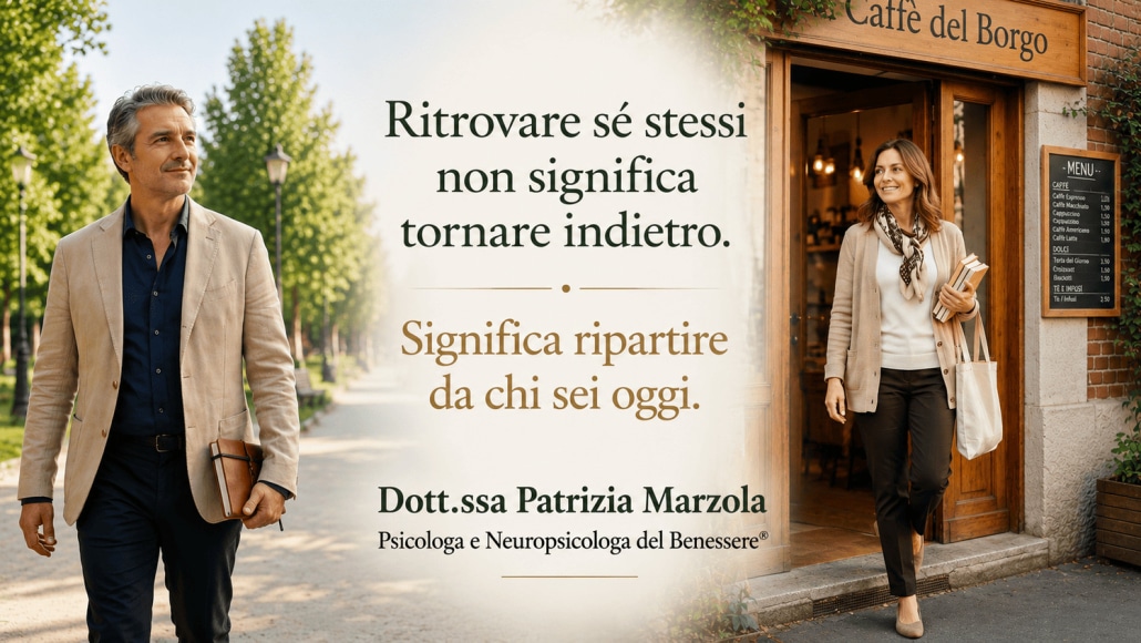 Uomo e donna che stanno ricominciando a prendersi cura di sé, immagine dedicata al tema ritrovare sé stessi e riscoprire la propria identità.