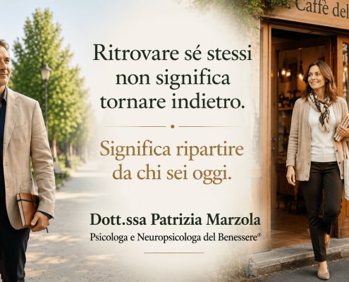 Uomo e donna che stanno ricominciando a prendersi cura di sé, immagine dedicata al tema ritrovare sé stessi e riscoprire la propria identità.