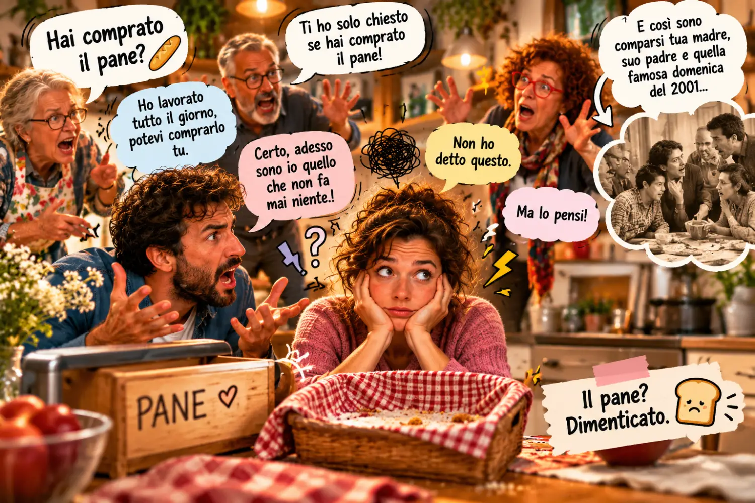 Comunicazione e conflitto: quando una domanda viene fraintesa Comunicazione e conflitto: quando un'incomprensione fa crescere lo scontro