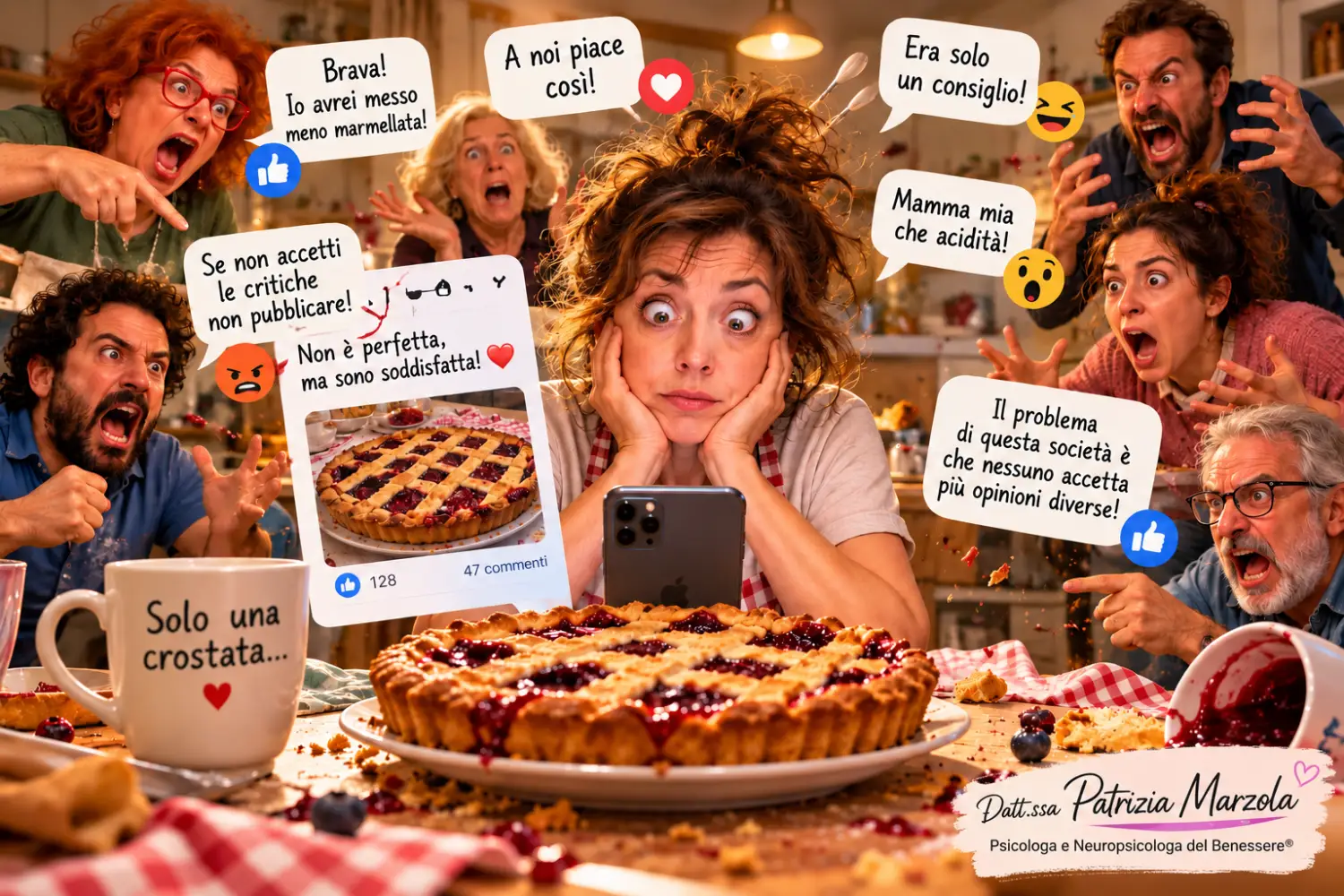 Quando un semplice commento diventa un conflitto Comunicazione e conflitto sui social: una discussione nata da un commento
