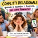 Conflitti relazionali: persona circondata da discussioni e situazioni di tensione