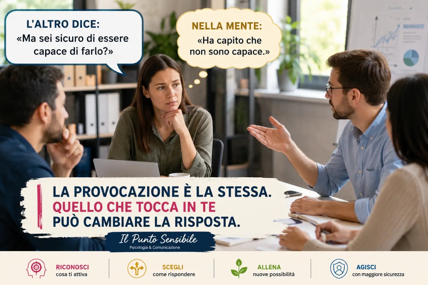 Il Punto Sensibile nelle provocazioni Frasi per rispondere alle provocazioni e Il Punto Sensibile