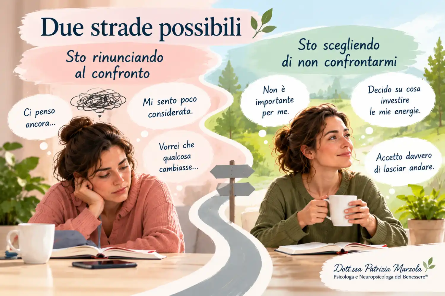Paura del confronto: scelta o rinuncia? Differenza tra scegliere di lasciar perdere e rinunciare a qualcosa di importante