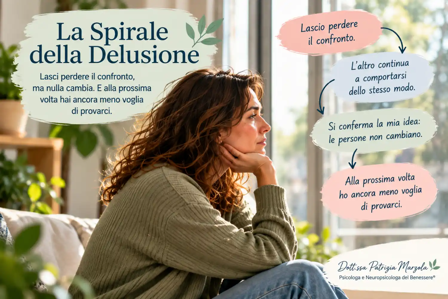 La Spirale della Delusione Spirale della Delusione quando pensi che parlare non serva a niente